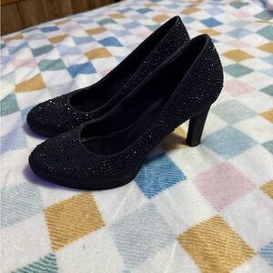 Sparkling Black Women's Heels